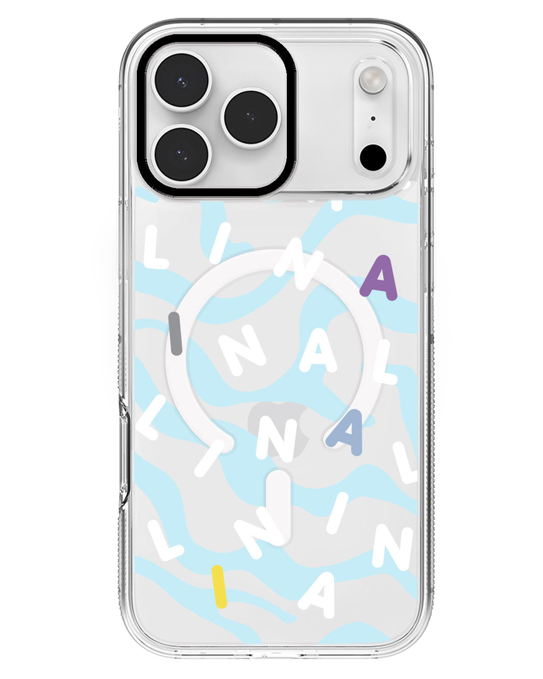 iPhone Rearguard MagSwap - CUSTOM MONOGRAM 2.0 White