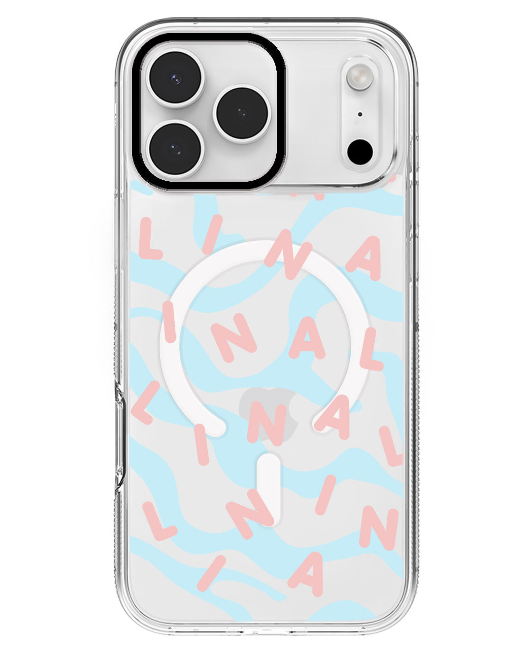 iPhone Rearguard MagSwap - CUSTOM MONOGRAM 2.0 Rosewater
