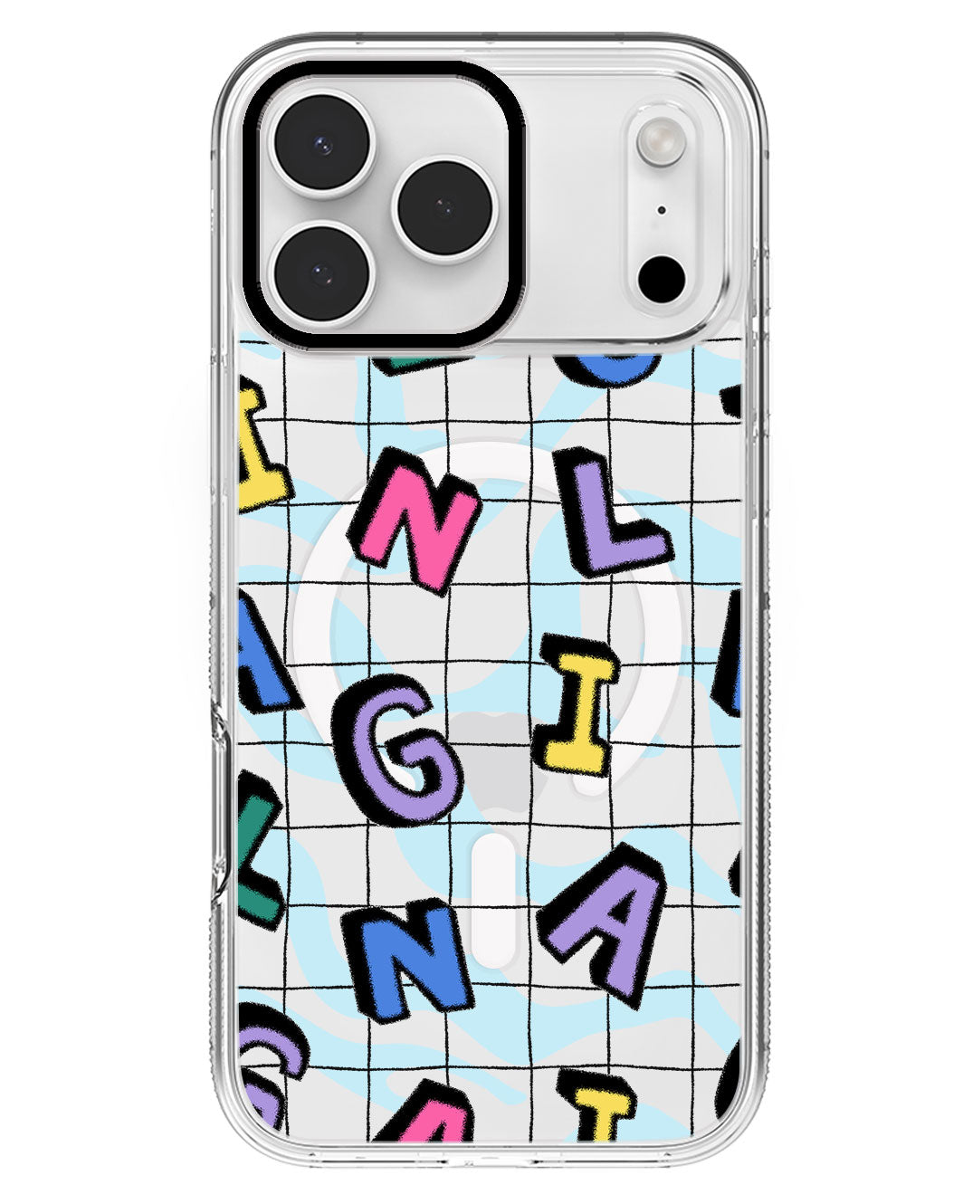iPhone Rearguard MagSwap - Playful Monogram 2.0