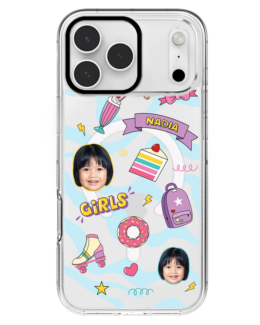 iPhone Rearguard MagSwap - Face Grid Comic
