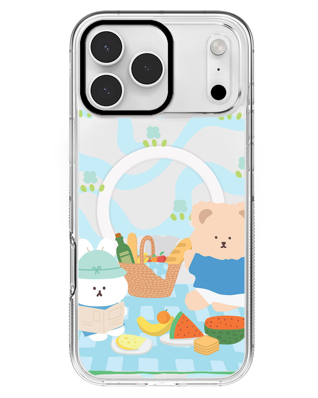 iPhone Rearguard MagSwap - Picnic Bear Blue