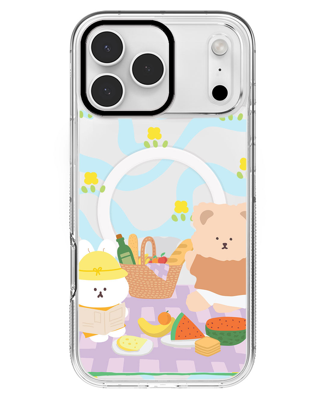 iPhone Rearguard MagSwap - Picnic Bear Lilac