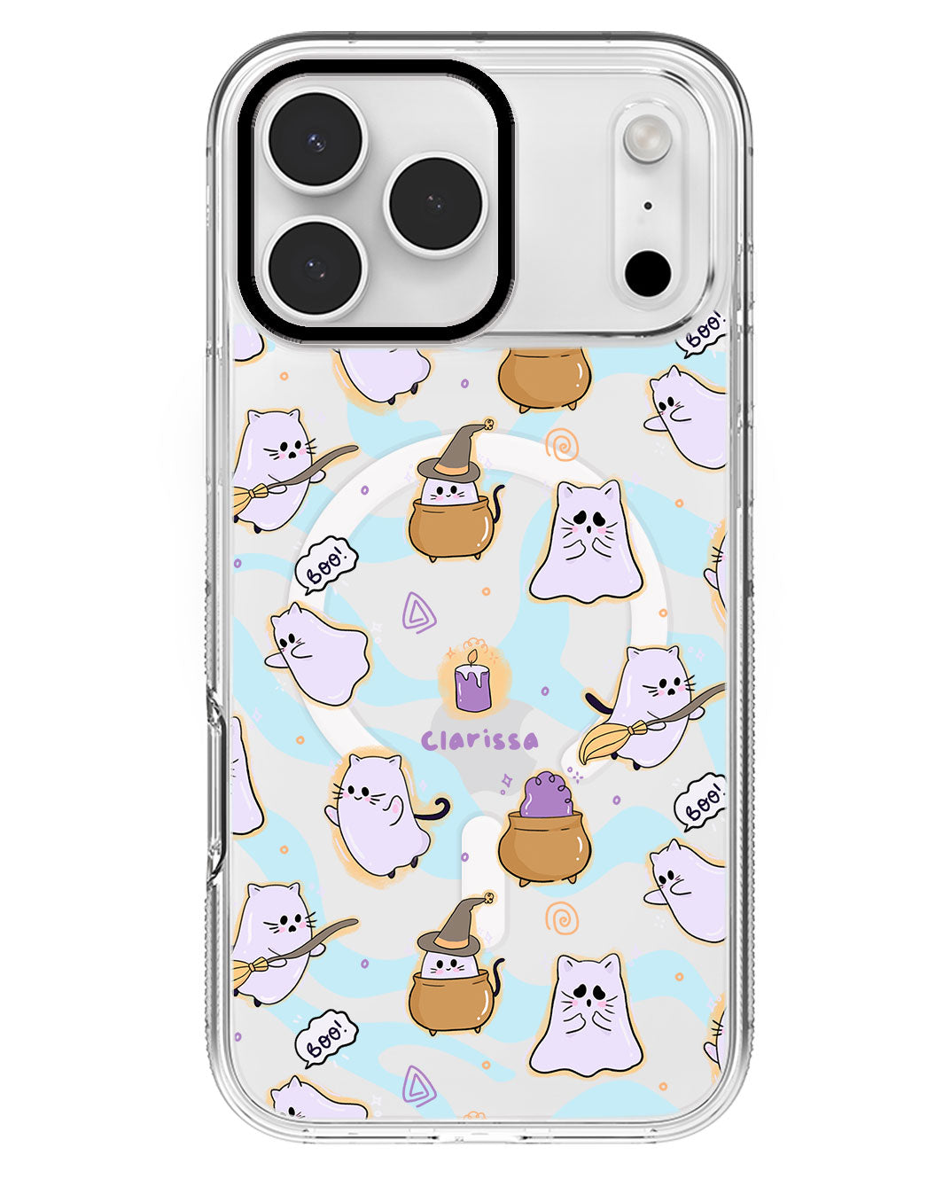 iPhone Rearguard MagSwap - Spooky Cat