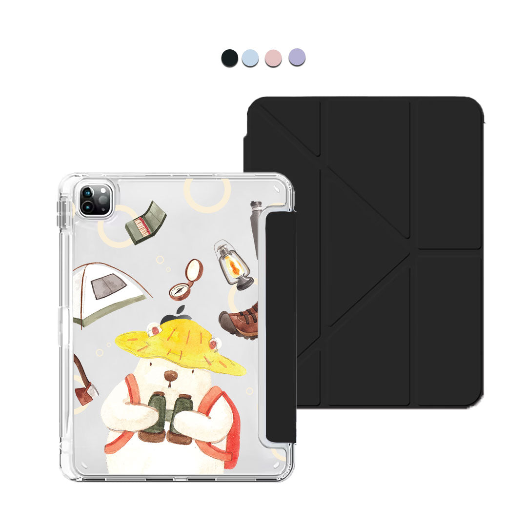 iPad Y-Fold Flip Cover - Adventure of Bear