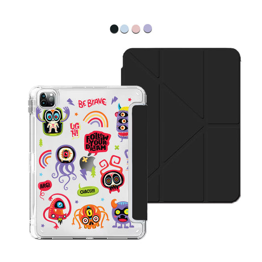 iPad Y-Fold Flip Cover - Baby Monster