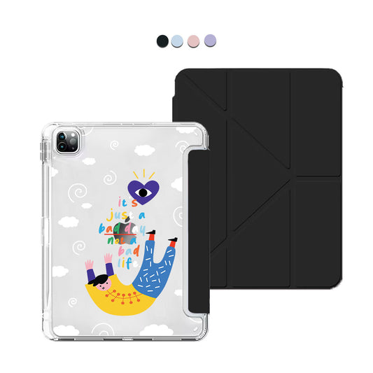 iPad Y-Fold Flip Cover - Bad Day