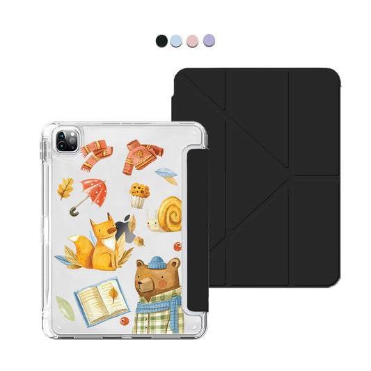 iPad Y-Fold Flip Cover - Bear & Fox