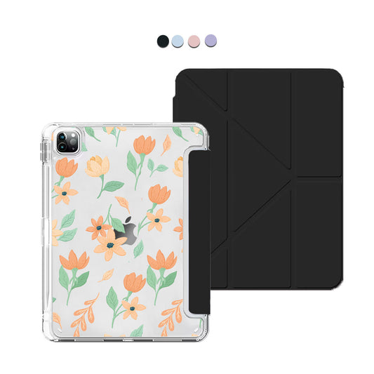 iPad Y-Fold Flip Cover - Birth Flower