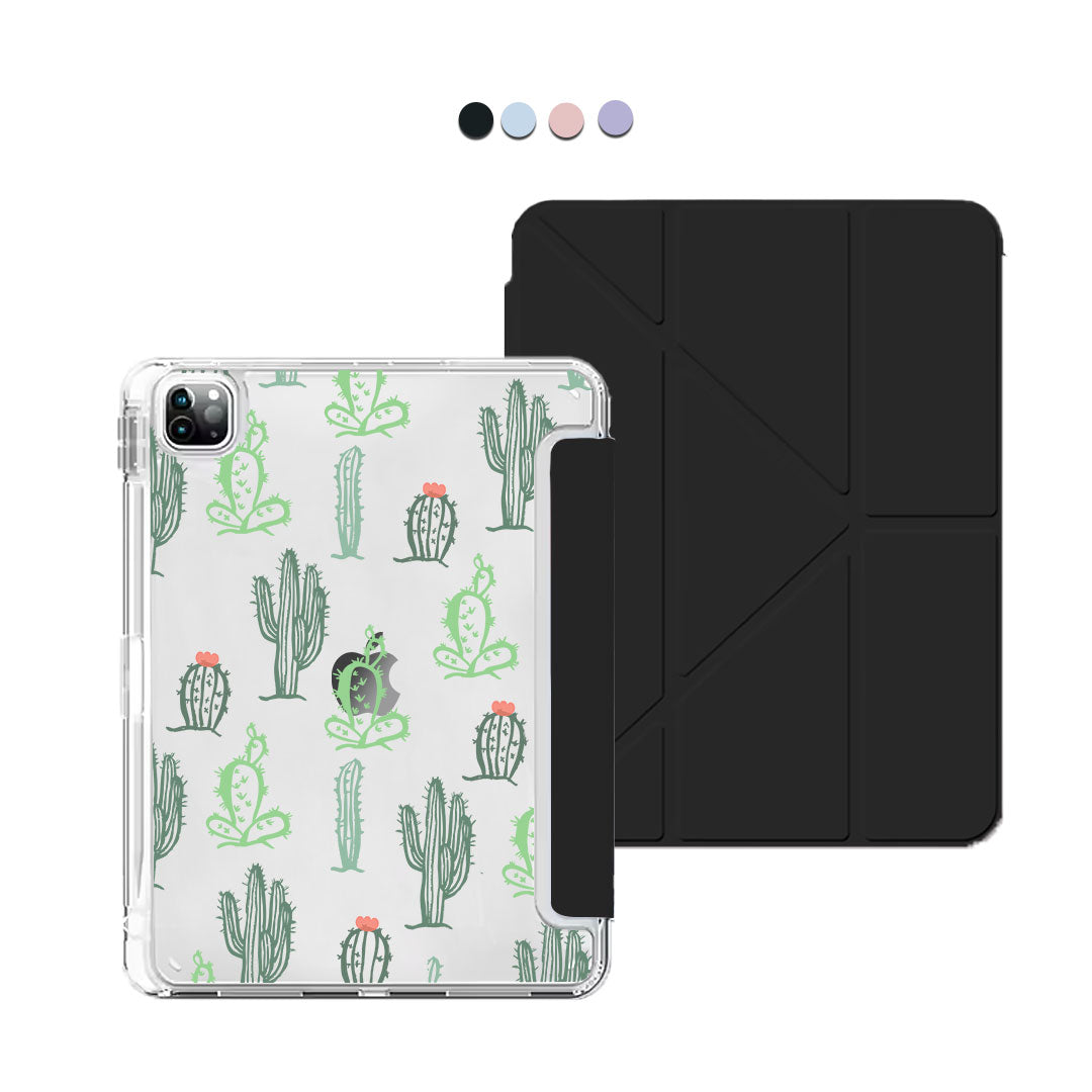 iPad Y-Fold Flip Cover - Cactus