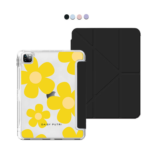 iPad Y-Fold Flip Cover - Daisy Sunshine