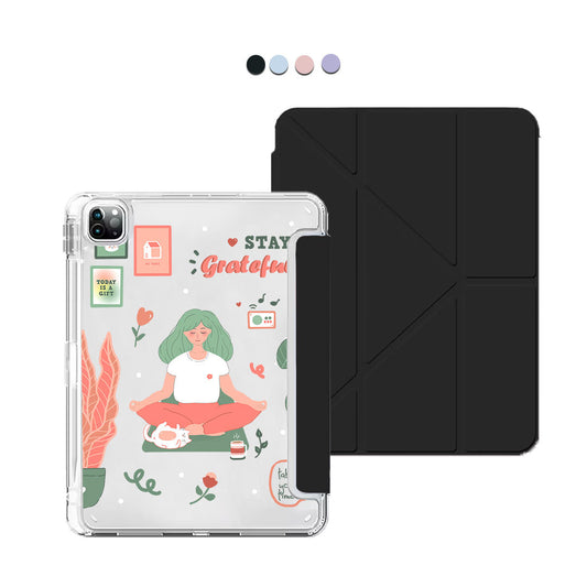 iPad Y-Fold Flip Cover - Grateful