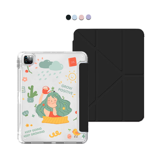 iPad Y-Fold Flip Cover - Grow