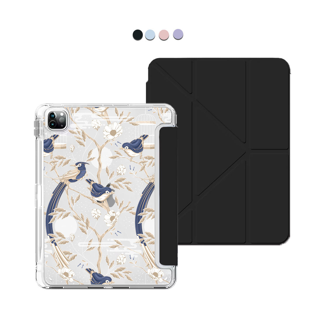 iPad Y-Fold Flip Cover - Lovebird 1.0