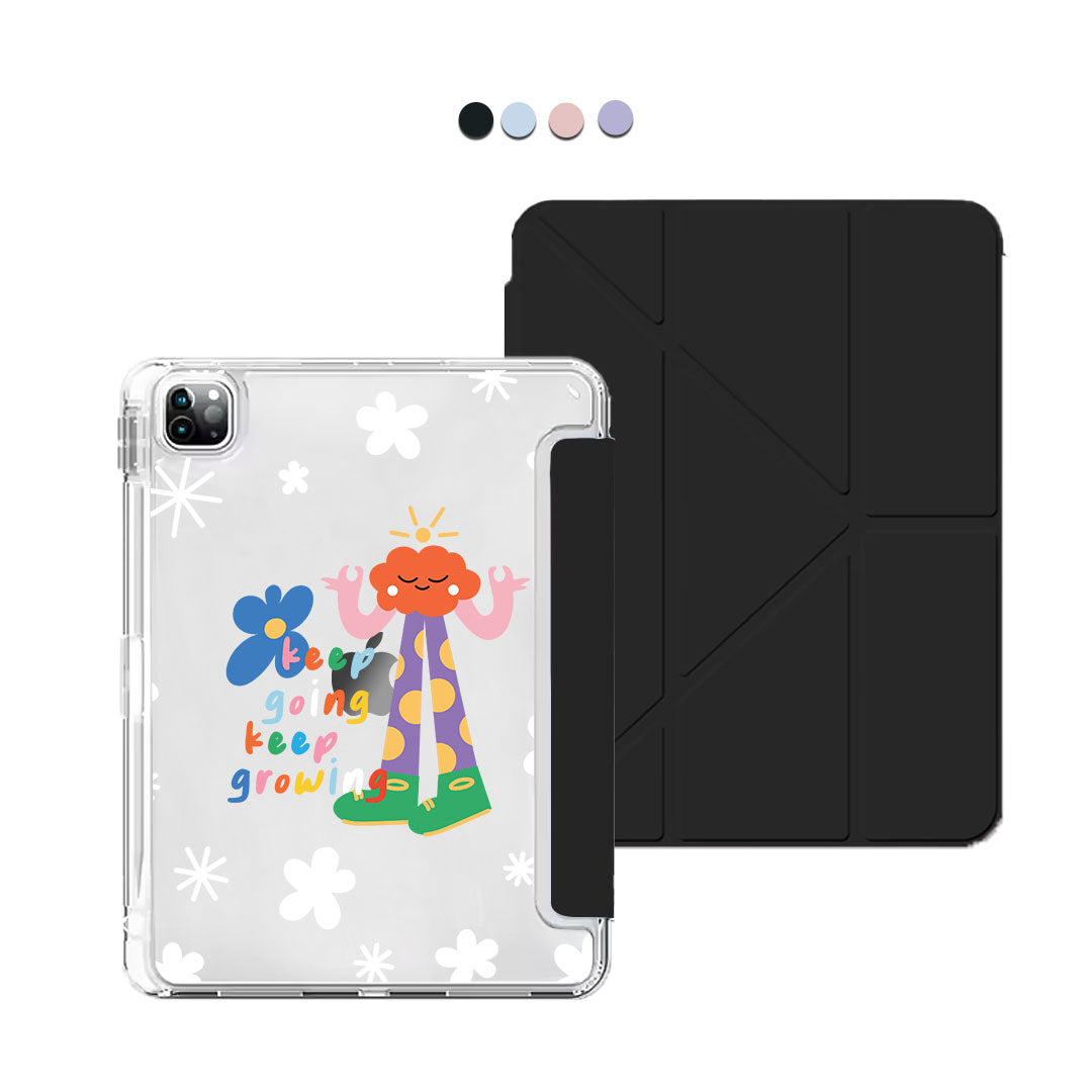 iPad Y-Fold Flip Cover - Keep Growing