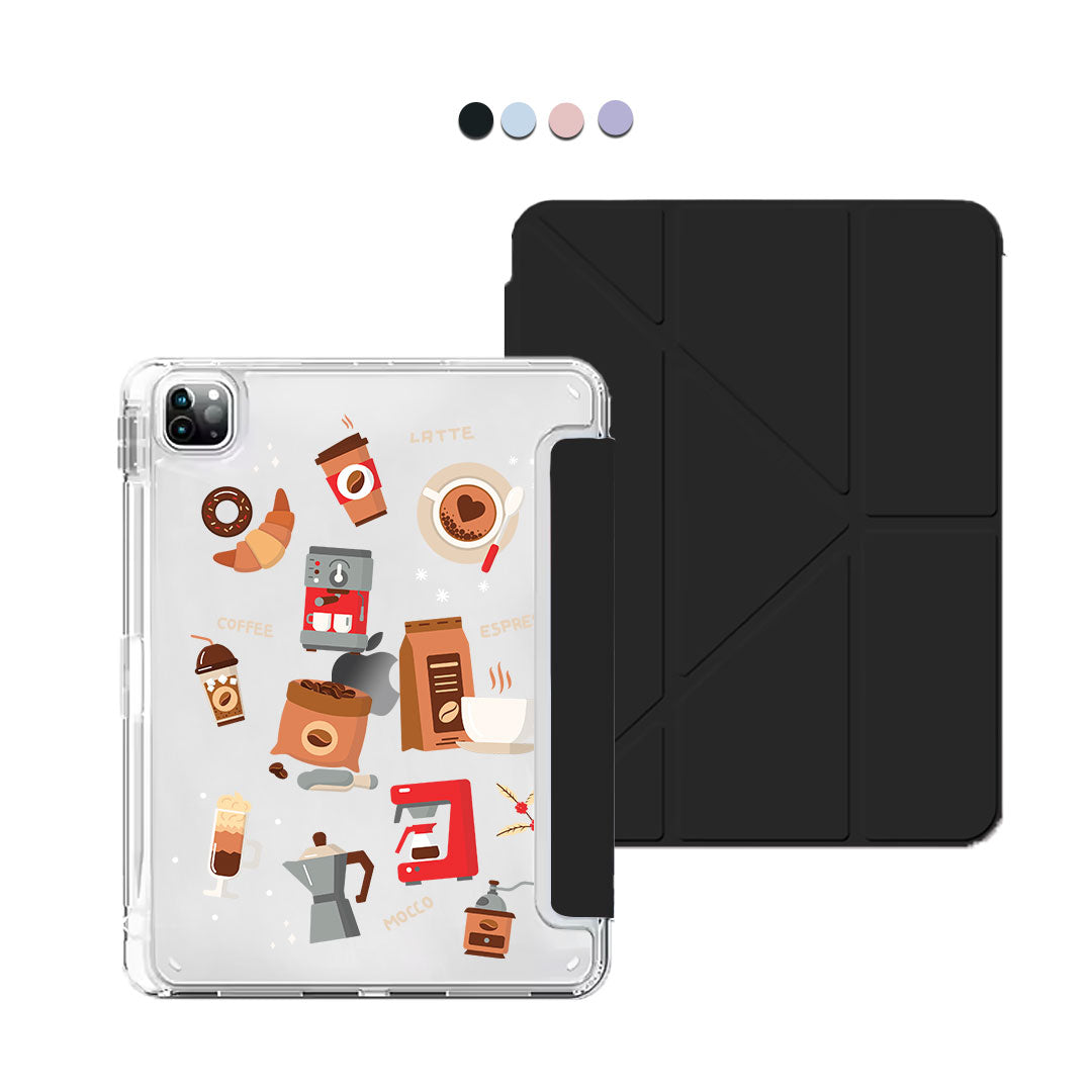 iPad Y-Fold Flip Cover - Barista