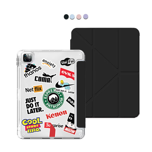 iPad Y-Fold Flip Cover - Brand Parody 1.0