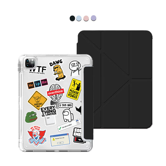 iPad Y-Fold Flip Cover - Brand Parody 2.0