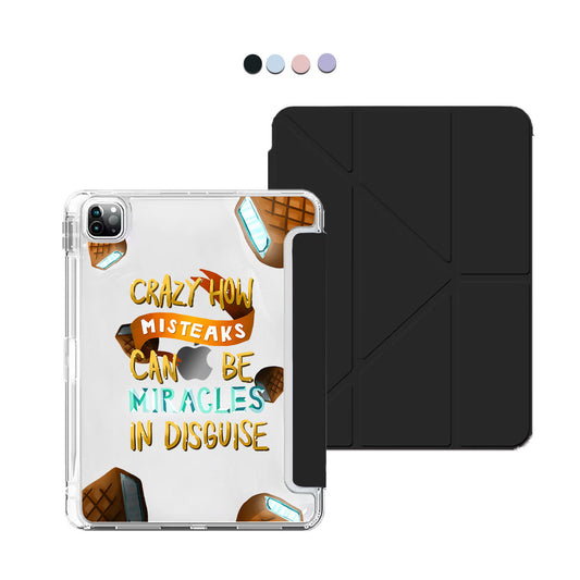 iPad Y-Fold Flip Cover - Misteak to Miracle
