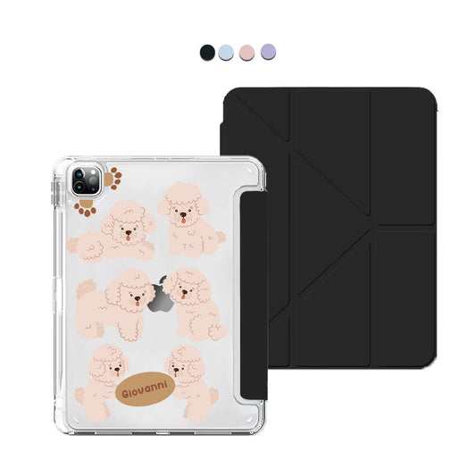 iPad Y-Fold Flip Cover - Poodle Squad 2.0