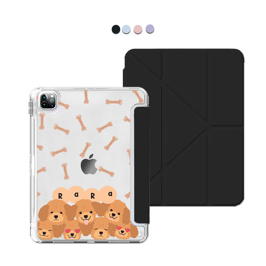 iPad Y-Fold Flip Cover - Poodle Squad 3.0