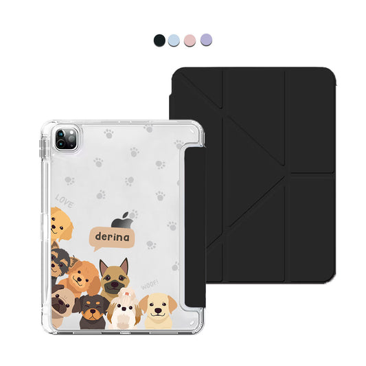 iPad Y-Fold Flip Cover - Ruff Family 1.0