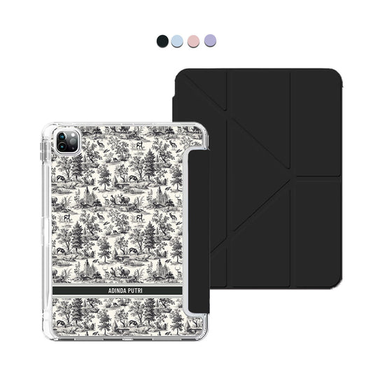 iPad Y-Fold Flip Cover - Toile du Juoy Sauvage