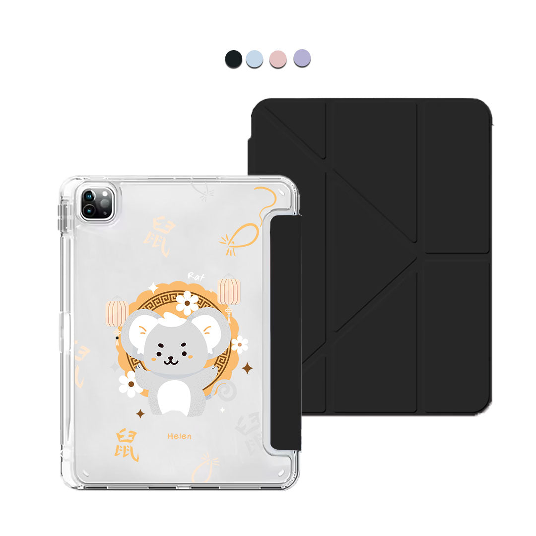 iPad Y-Fold Flip Cover - Rat (Chinese Zodiac / Shio)