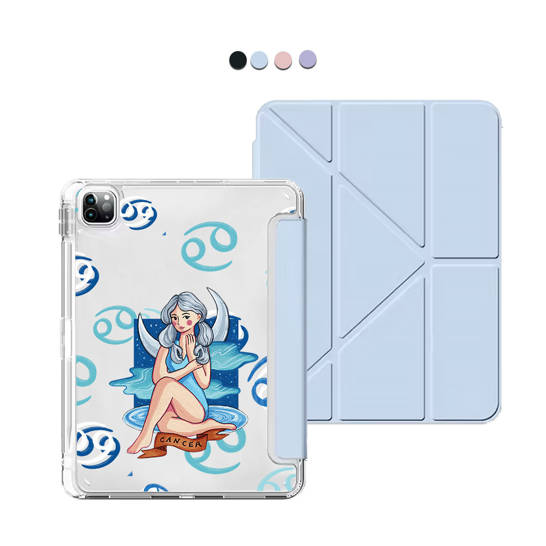 iPad Y-Fold Flip Cover - Cancer