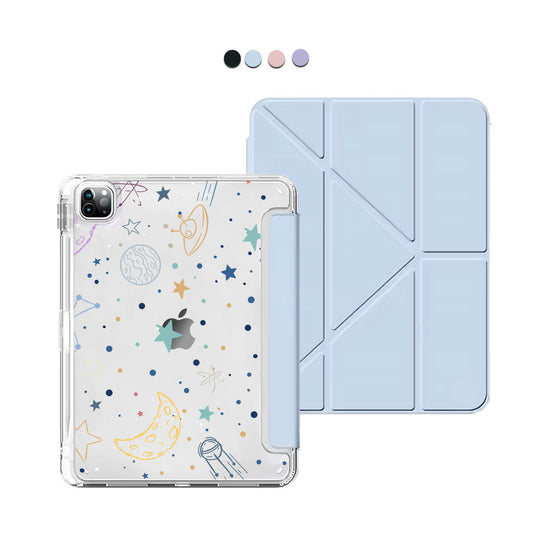 iPad Y-Fold Flip Cover - Galaxy