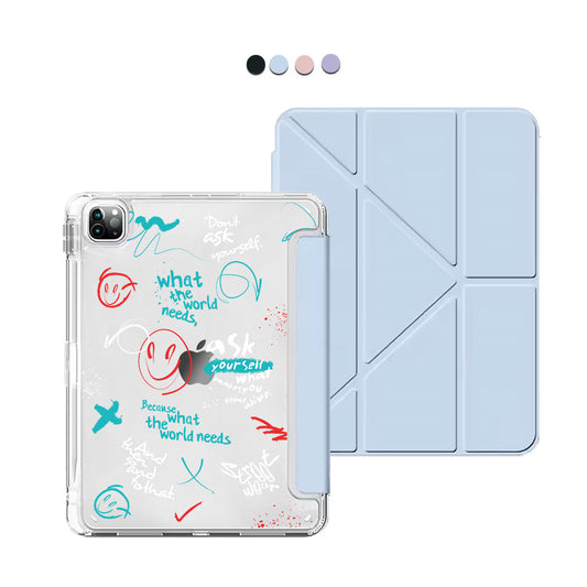 iPad Y-Fold Flip Cover - Graffiti 2.0