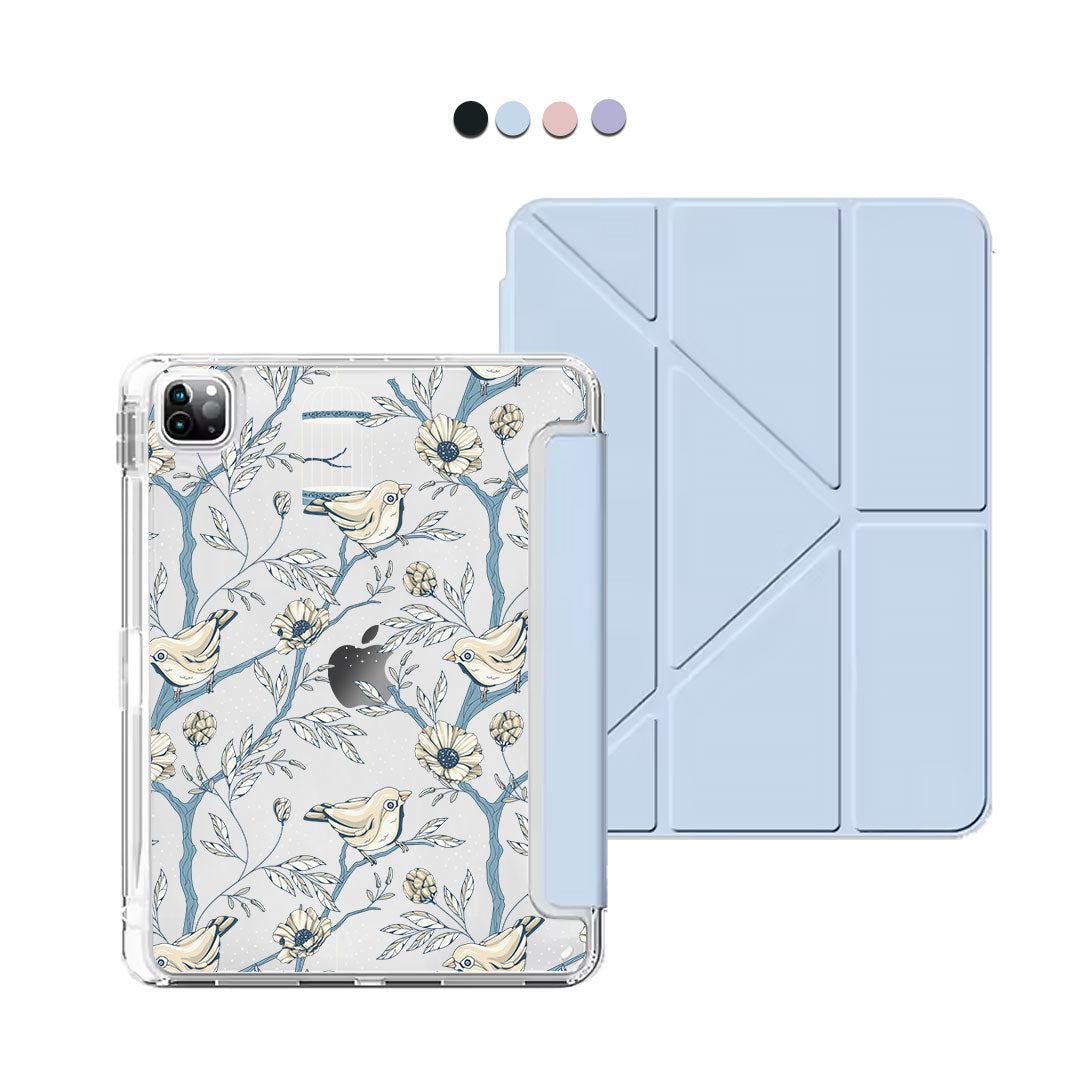 iPad Y-Fold Flip Cover - Lovebird 9.0
