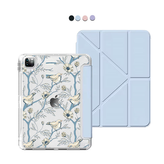 iPad Y-Fold Flip Cover - Lovebird 9.0