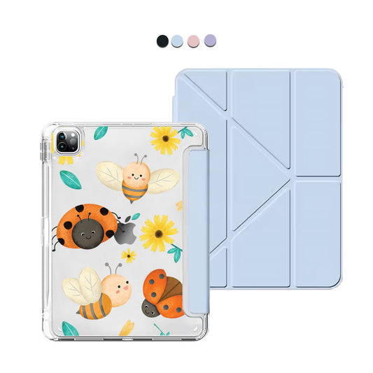 iPad Y-Fold Flip Cover - Lady Bug & Bee