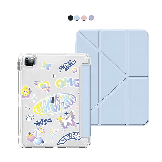 iPad Y-Fold Flip Cover - New Jeans OMG 1.0