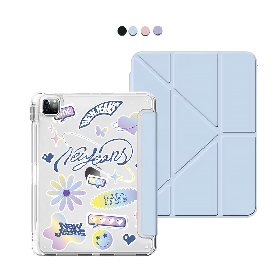 iPad Y-Fold Flip Cover - New Jeans OMG 2.0