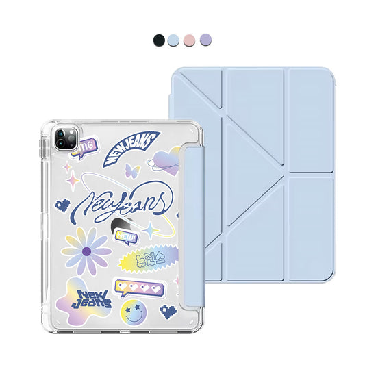 iPad Y-Fold Flip Cover - New Jeans OMG 2.0