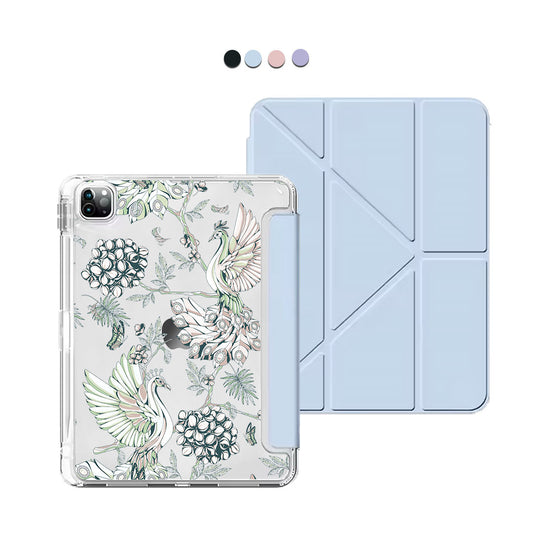 iPad Y-Fold Flip Cover - Peacock 4.0