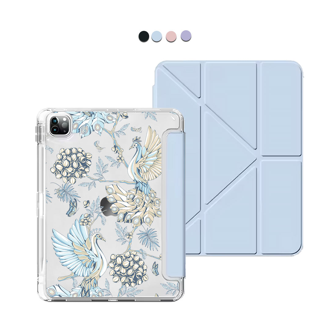 iPad Y-Fold Flip Cover - Peacock 5.0