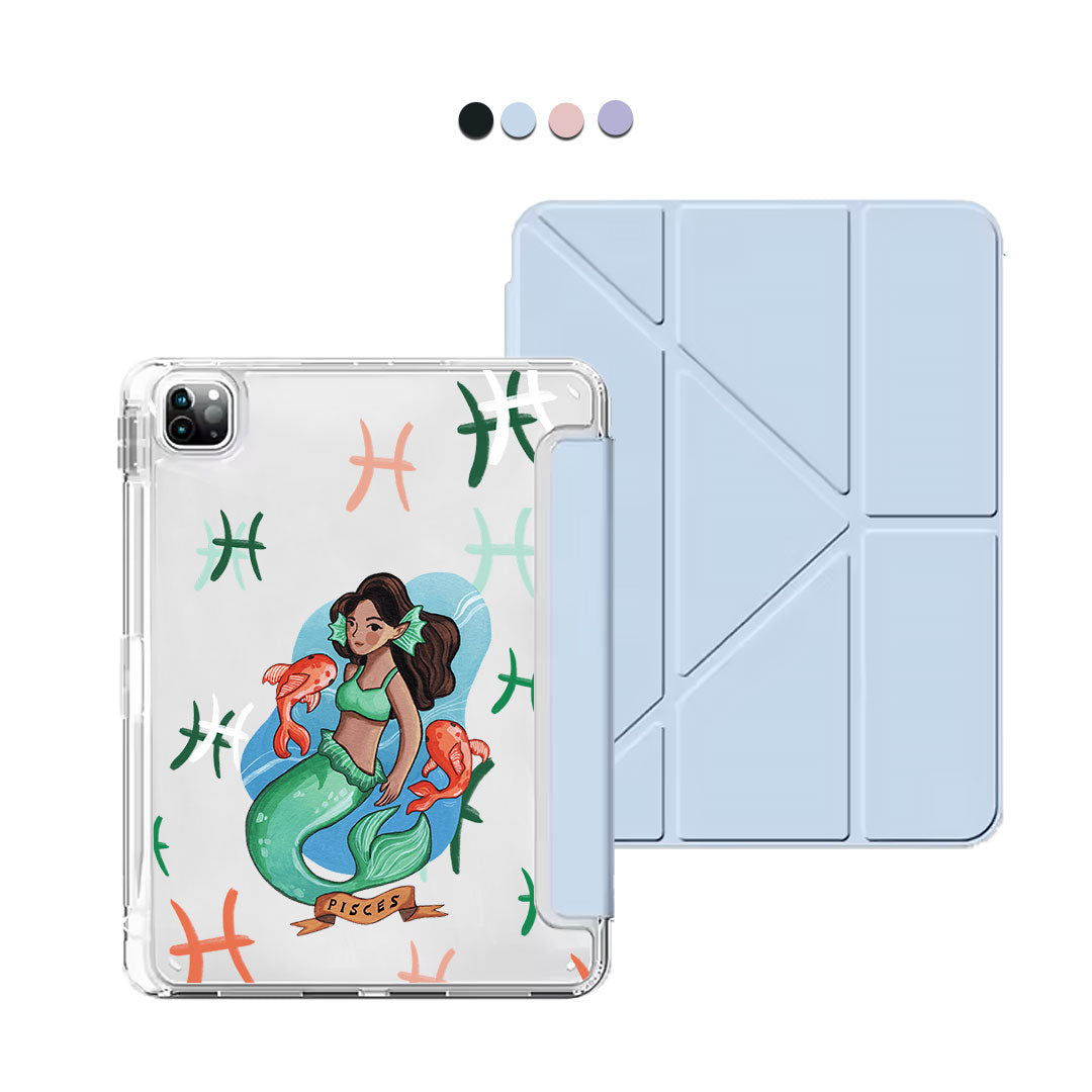 iPad Y-Fold Flip Cover - Pisces