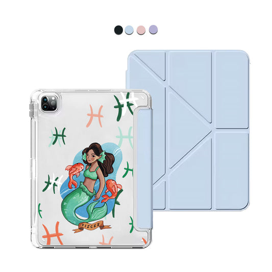 iPad Y-Fold Flip Cover - Pisces