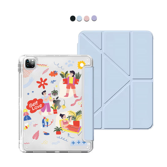 iPad Y-Fold Flip Cover - Self Love Sticker Pack 1.0