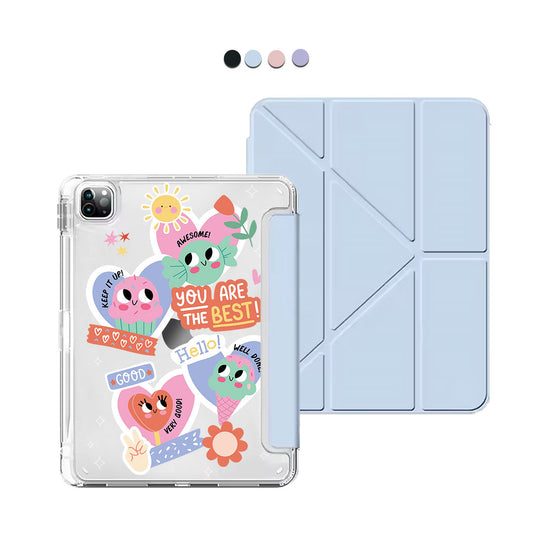 iPad Y-Fold Flip Cover - Sweet Things