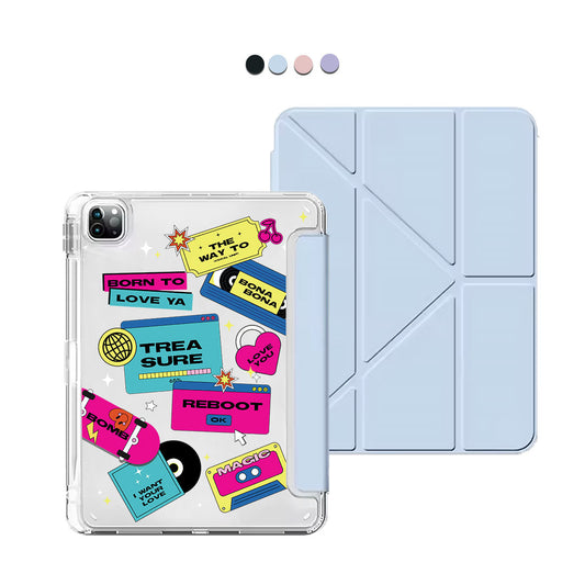 iPad Y-Fold Flip Cover - Treasure Reboot