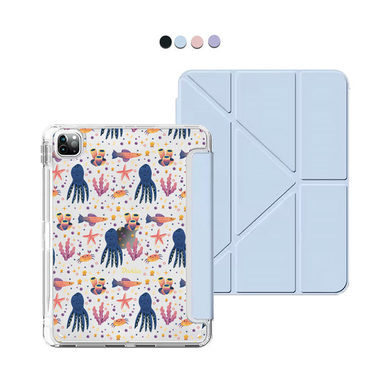 iPad Y-Fold Flip Cover - Underwater Dreams 1.0