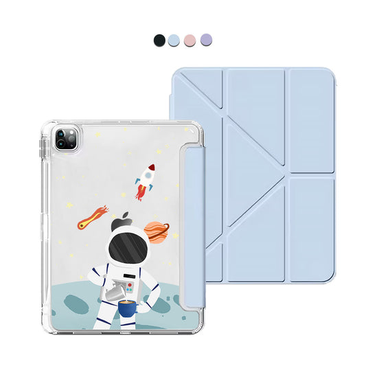 iPad Y-Fold Flip Cover - Baristronaut