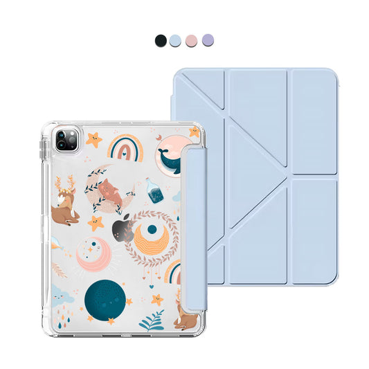 iPad Y-Fold Flip Cover - Boho