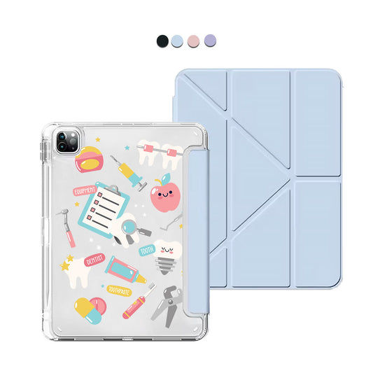iPad Y-Fold Flip Cover - Dentist