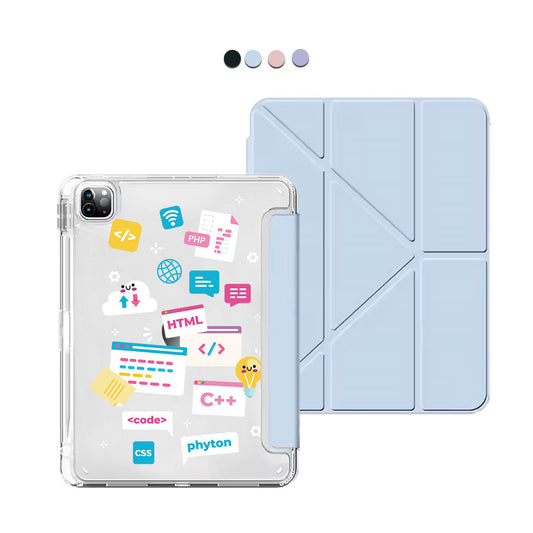 iPad Y-Fold Flip Cover - Software Engineer or Developer