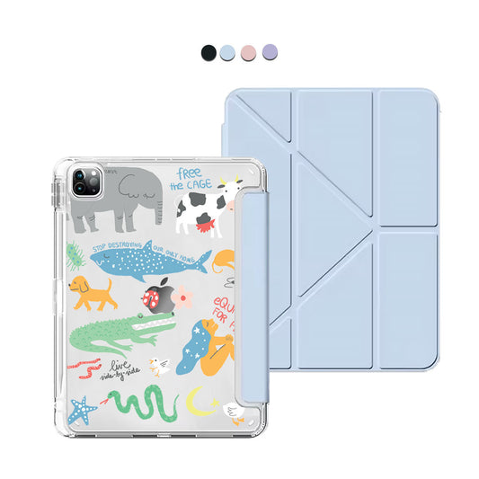 iPad Y-Fold Flip Cover - Equality