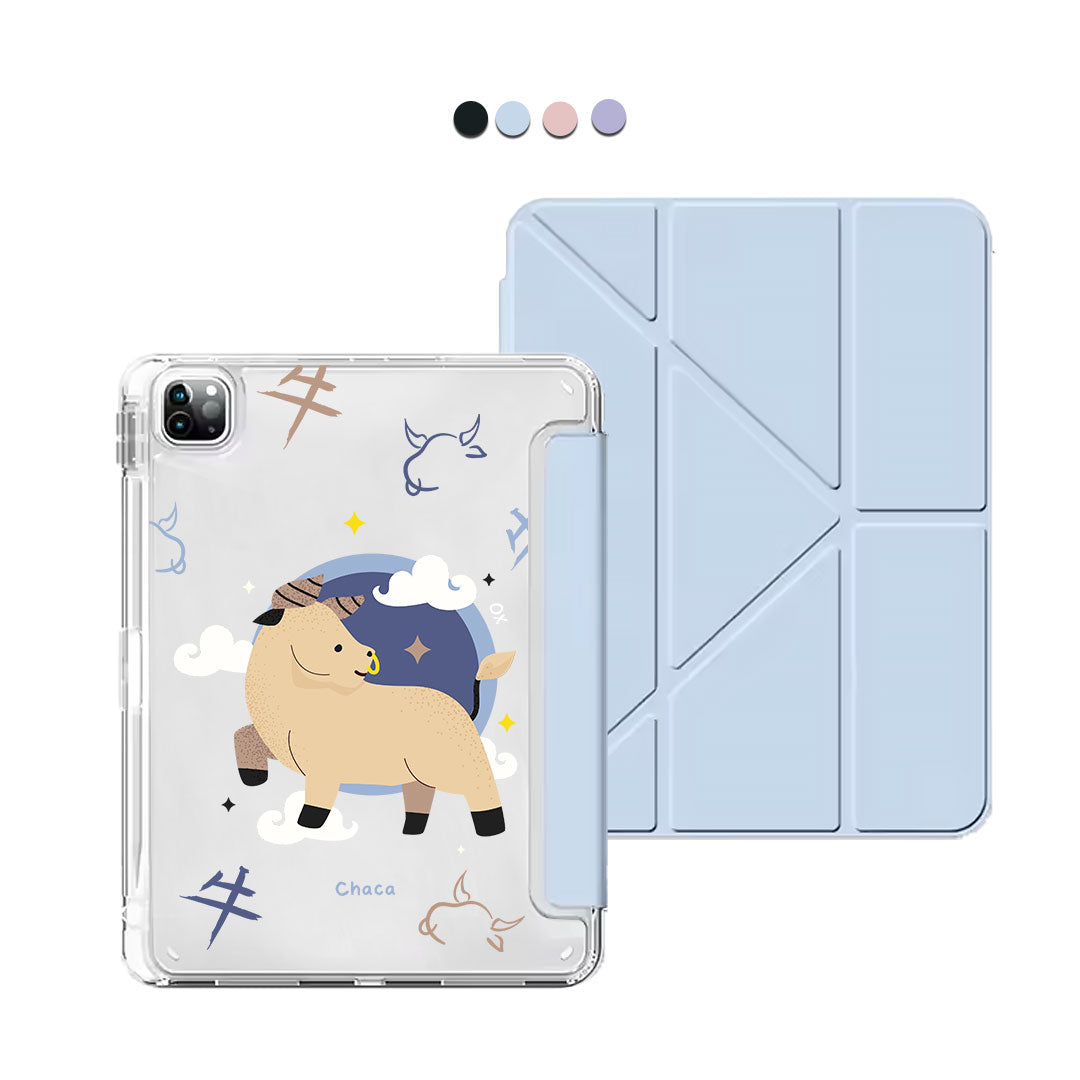 iPad Y-Fold Flip Cover - Ox (Chinese Zodiac / Shio)